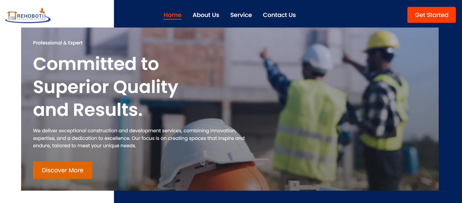 Rehoboth Infrastructure Website